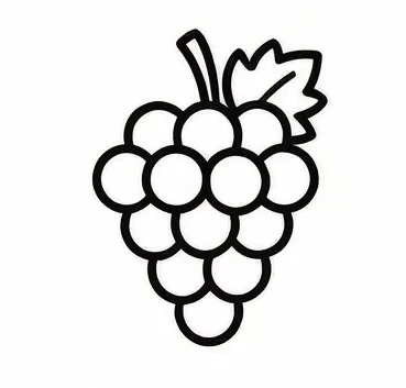 a bunch of grapes with leaves on the stem 1.webp